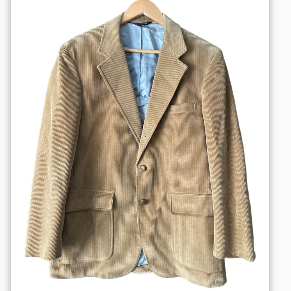 Vintage Bunce Brothers Cleveland Men Corduroy Sport Coat  Blazer Jacket